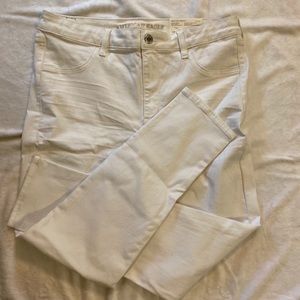 American eagle next level stretch white jeans